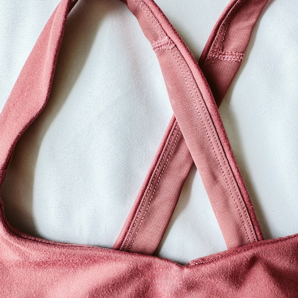 Patagonia Women's Switchback Sports Bra Pink - Size Small - Picture 3 of 5